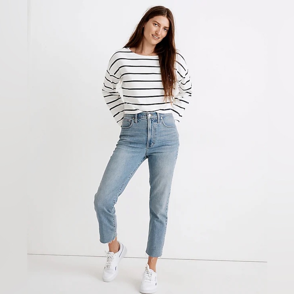 Madewell Perfect Vintage Jean in Ellicott Wash in size 25